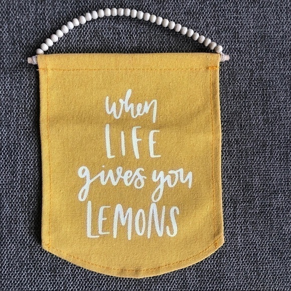 Wall decor When Live Gives You lemons Home Is Where Memories Are Made Ba… - Picture 3 of 5